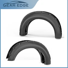 Fender Flares Pocket Rivet Style for 2009-2014 Ford F150 F-150 Smooth Black 4Pcs