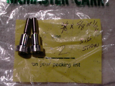 2 3/8''x1/2''Soc Socket Allen Head Shoulder Screw 316 Stainless Steel 1/4-20x3/4