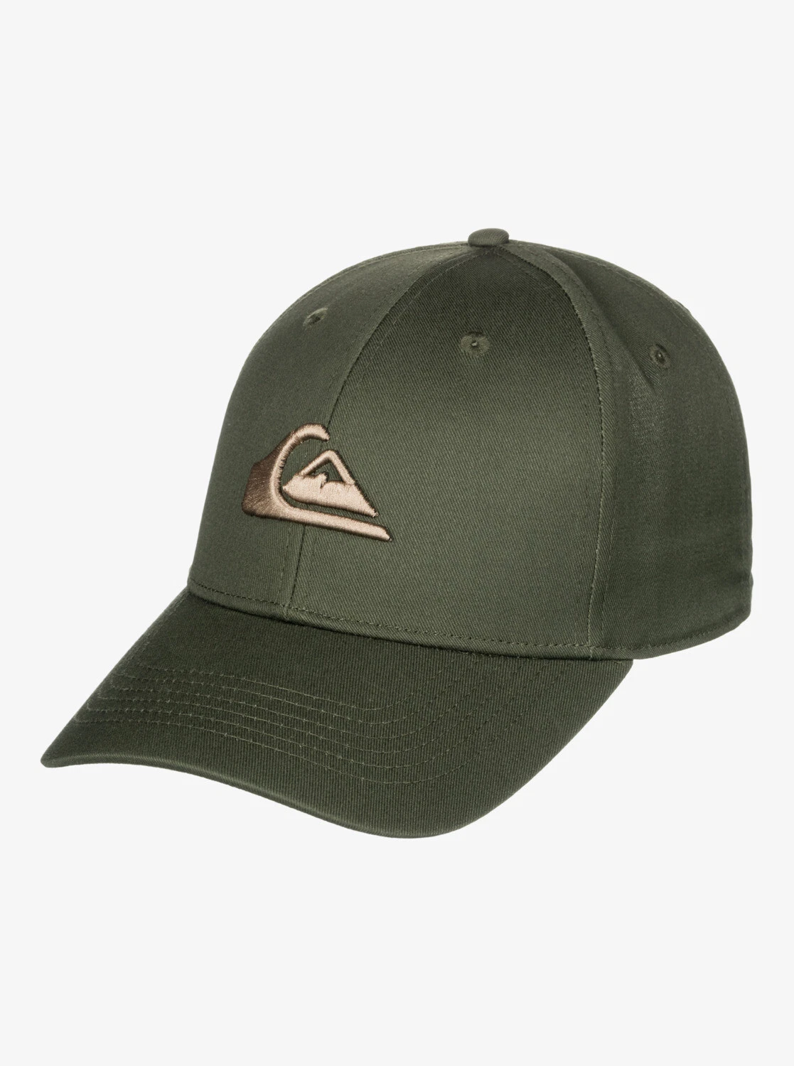 CAP QUIKSILVER Decades sun snapback cap for men men men hat khaki green logo