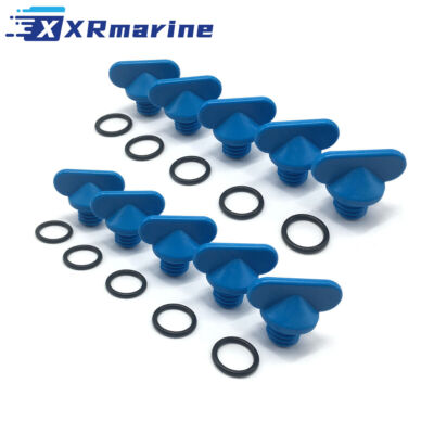 10 PCS Ablaufstecker für MerCruiser Stern Drive 3.0-8.2 L Motoren 22-806608a02