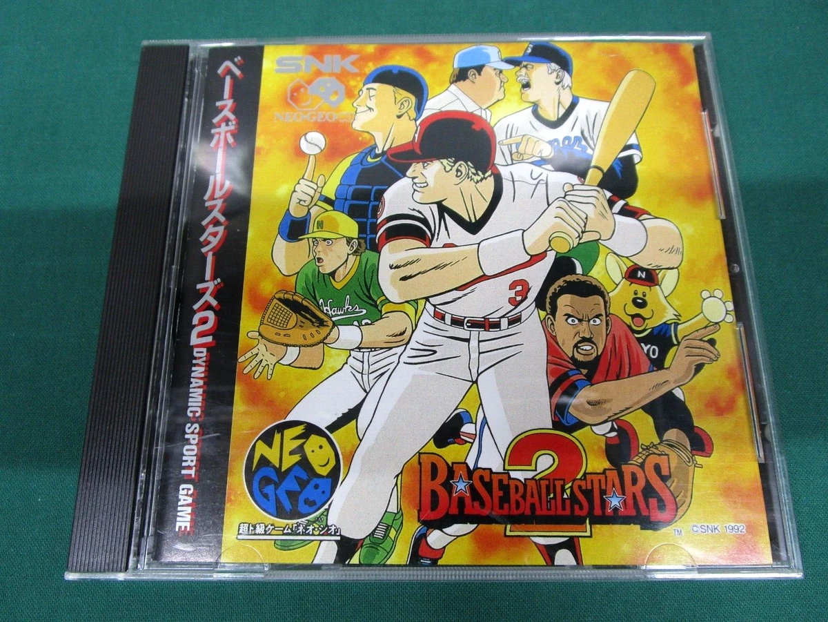 Neo Geo CD -- Baseball Stars 2 -- JAPAN GAME. SNK. 14376