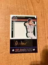 2023 Stars & Stripes - Adam Hachman - Silhouettes Black Gold Auto Relic #d /90