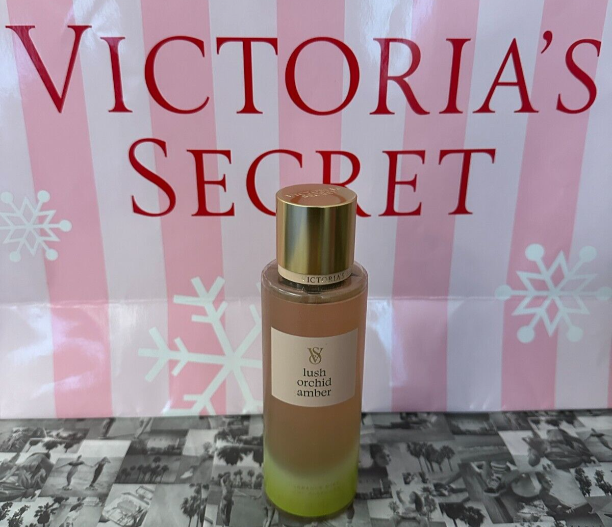 NEW Victoria's Secret LUSH ORCHID AMBER Fragrance Body Mist fl