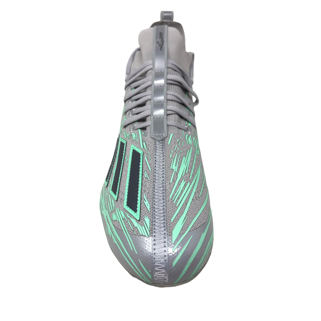 Adidas Adizero Primeknit 'FLASH' Mens Football Cleats Grey/Mint