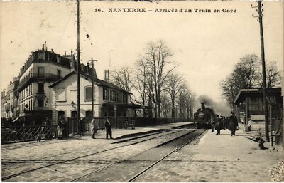 AK Nanterre Ankunft eines Zuges im Bahnhof Frankreich (1372644)