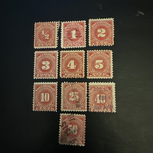US Stamps Scott #R206-215….used & New | eBay