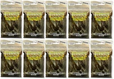10x Dragon Shield Perfect Fit Inner Sleeves Smoke brand new 100 ct packages