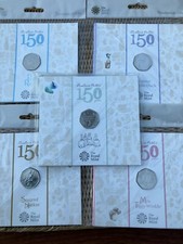 2016 Beatrix Potter 150th Anniversary - five 50p coins BUNC in box set.