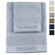 Trussardi Home Set Spugna 1+1 in Puro Cotone Ribbon S32