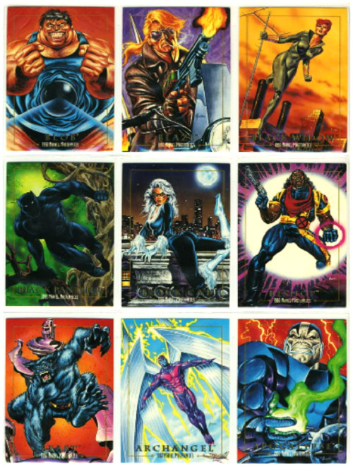 1992 MARVEL MASTERPIECES SINGLES COMPLETE YOUR SET PICK YOUR CARD