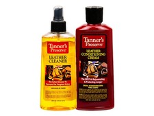 TANNERS PRESERVE TWIN PACK LEATHER CLEANER + CONDITIONING CREAM - 221ml Each