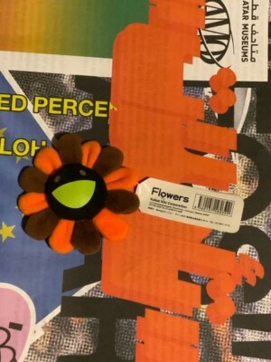 Takashi Murakami Smile Face Rainbow Sun Flower Plush Soft Decorative Pin Brooch
