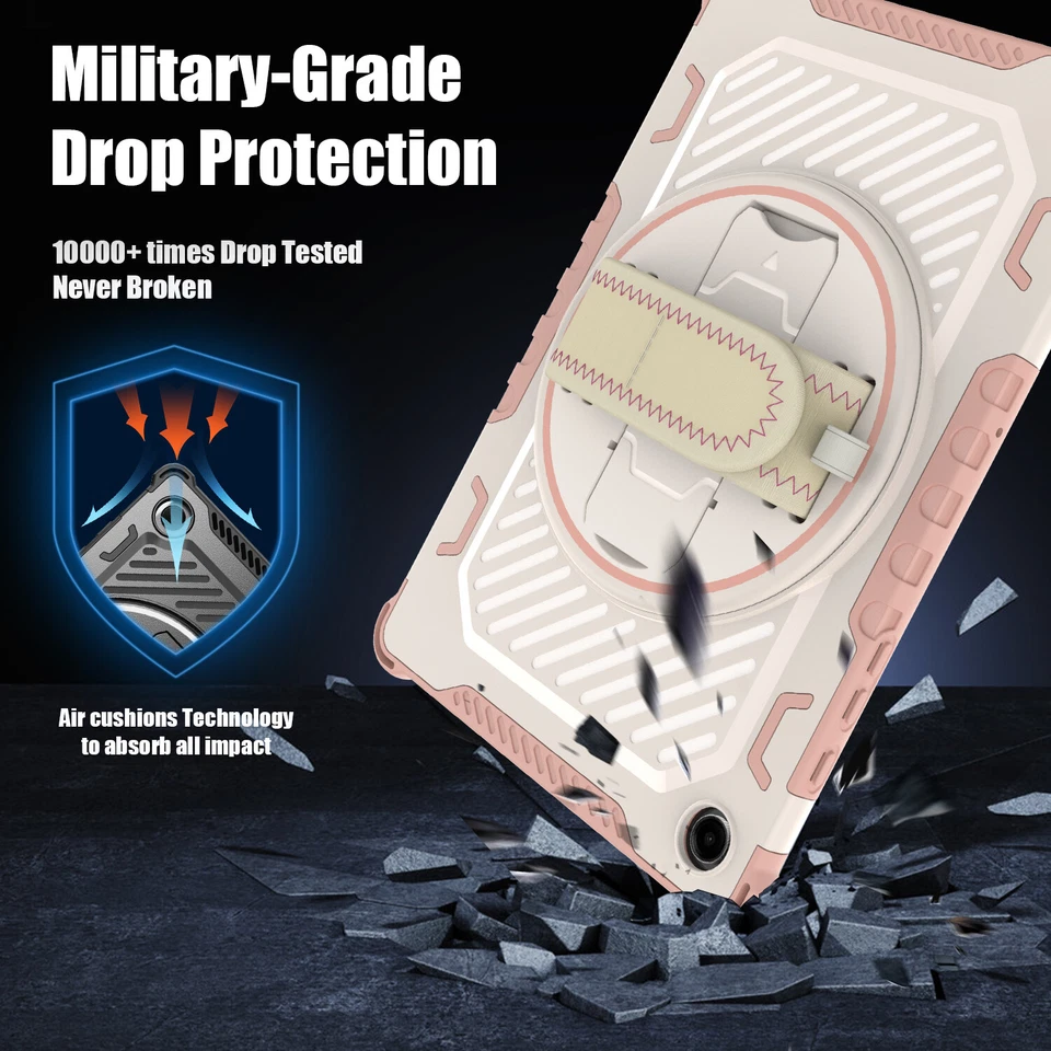 For Samsung Galaxy Tab A9+ 11" Tablet Case Cover/Tempered Glass Screen Protector - Image 2 of 4