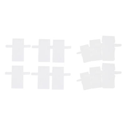 6 x Mesh Kunststoff Leinwand Blätter rechteckig für Handtasche Acryl Garn Basteln