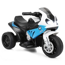 Kids Ride On Motorcycle BMW Licensed 6V Electric 3 Wheels Bicycle w/ Music Light