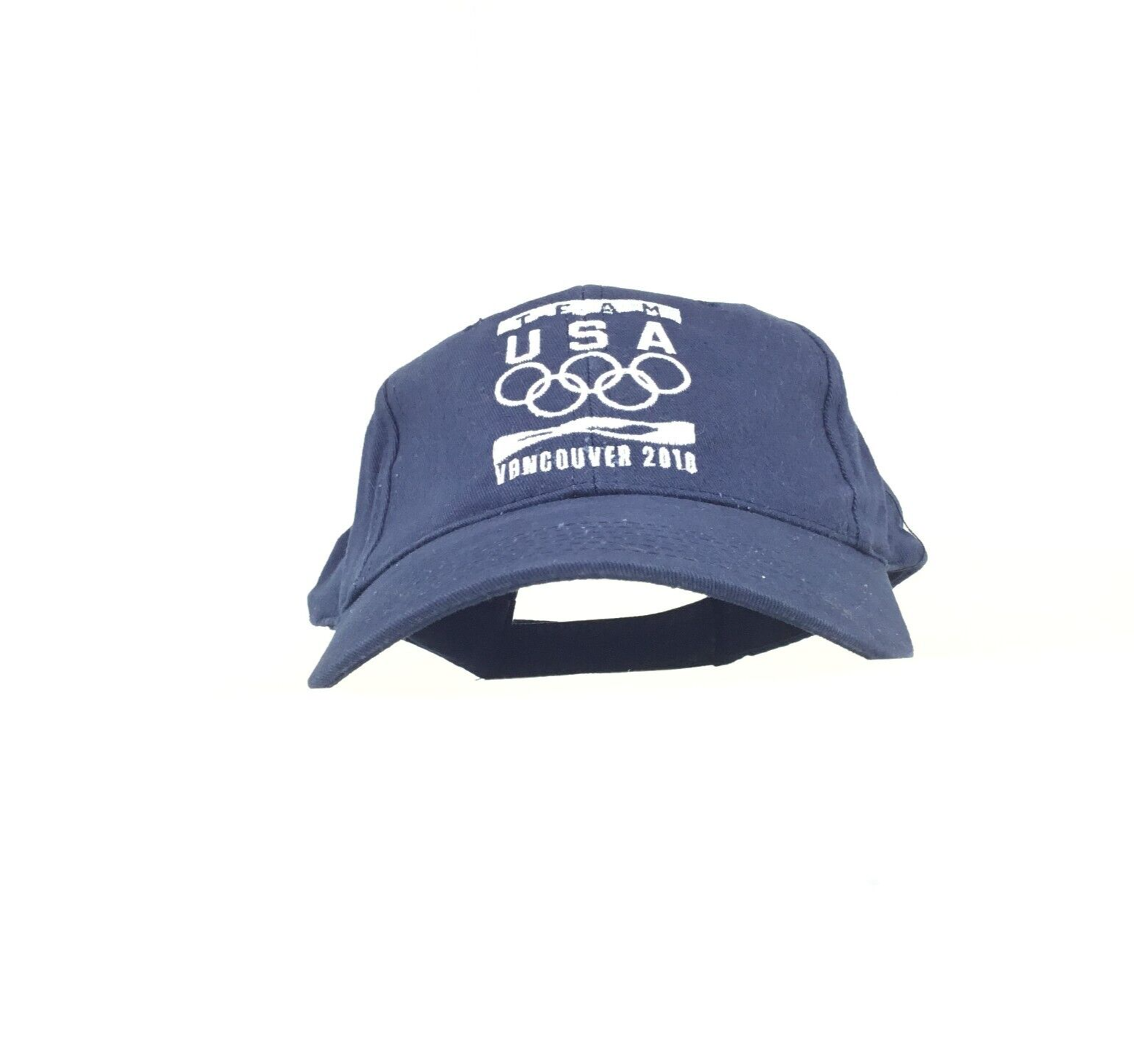 TEAM USA Vancouver 2010 Olympics Baseball Cap Adjustable Medium Size for Men  