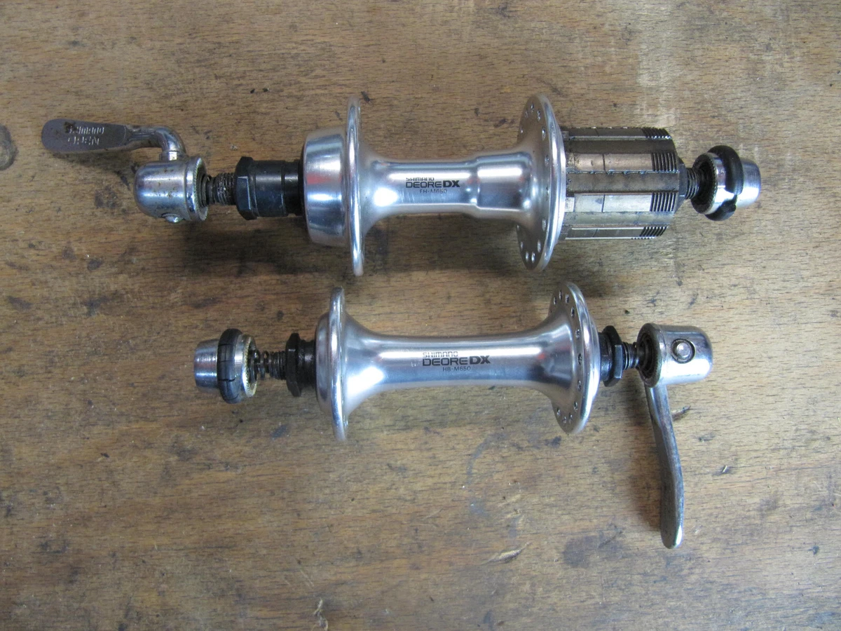 Moyeux Avant Shimano Deore DX HB-M650 - 36 Trous - NOS Années 90 - VTT Rétro