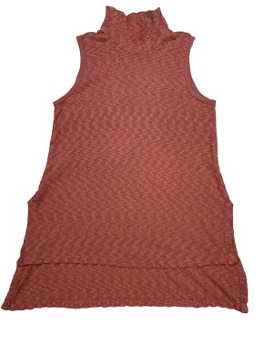 Anthropologie Left of Center Dusty Pink Cowl Neck Knit Sleeveless