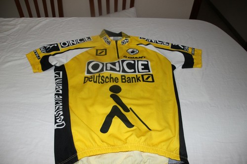 MAILLOT VINTAGE DE CICLISMO DEL EQUIPO ONCE DE LA MARCA CASTELLI TALLA L |  eBay