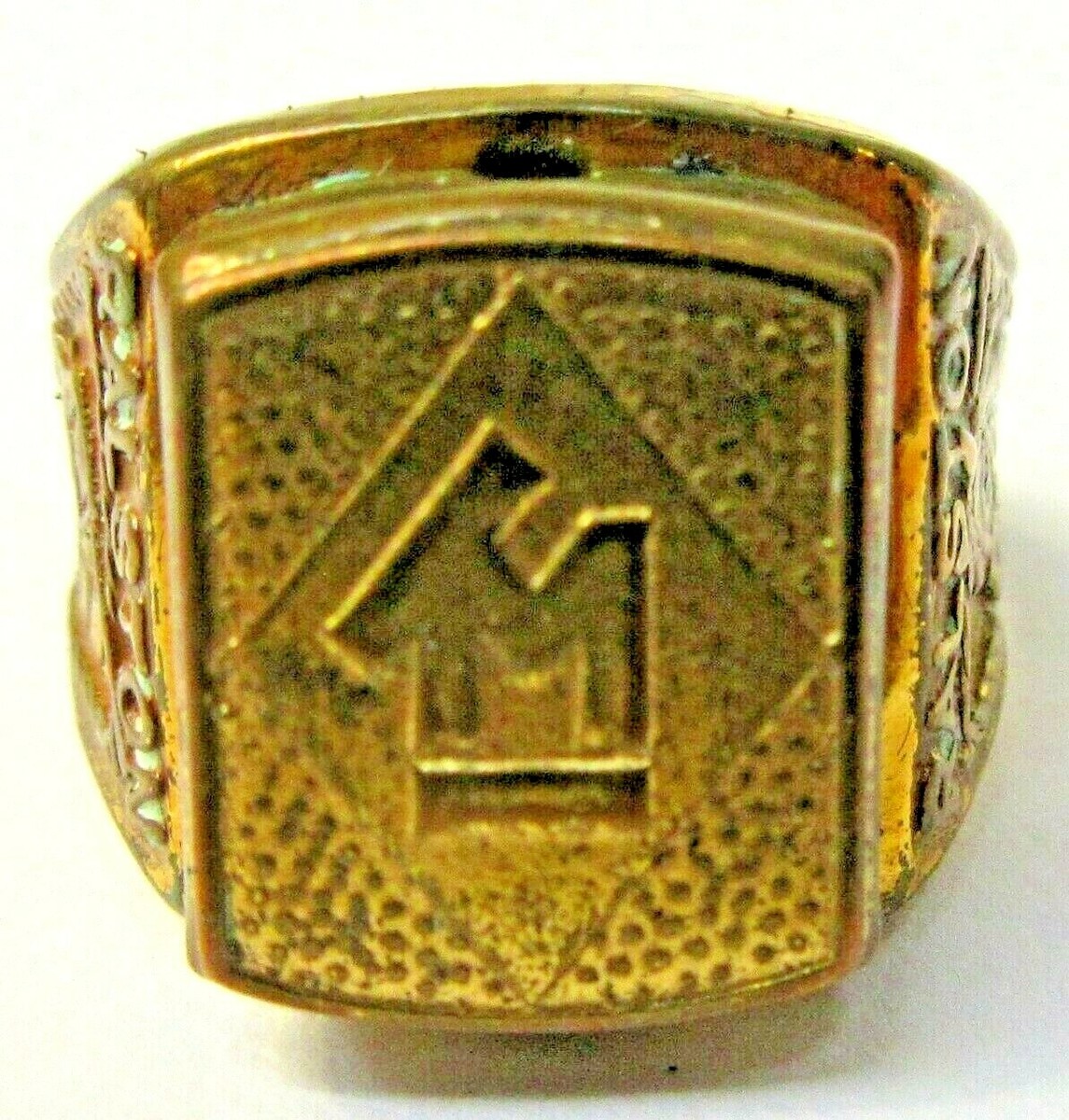 1938 TOM MIX MYSTERY LOOK-IN PHOTO RING Ralston Cereal radio