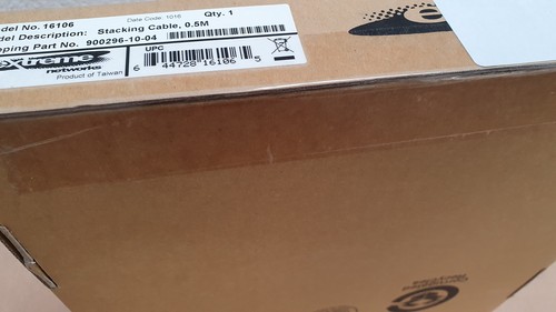 NEW Extreme Networks 0.5M CX4 Stacking Cable 16106 250084-00 - 第 2/2 張圖片