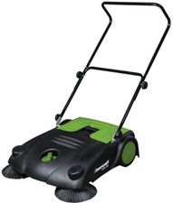 Spazzatrice industriale manuale scopa a spinta pulitrice portatile a rulli 20 Lt