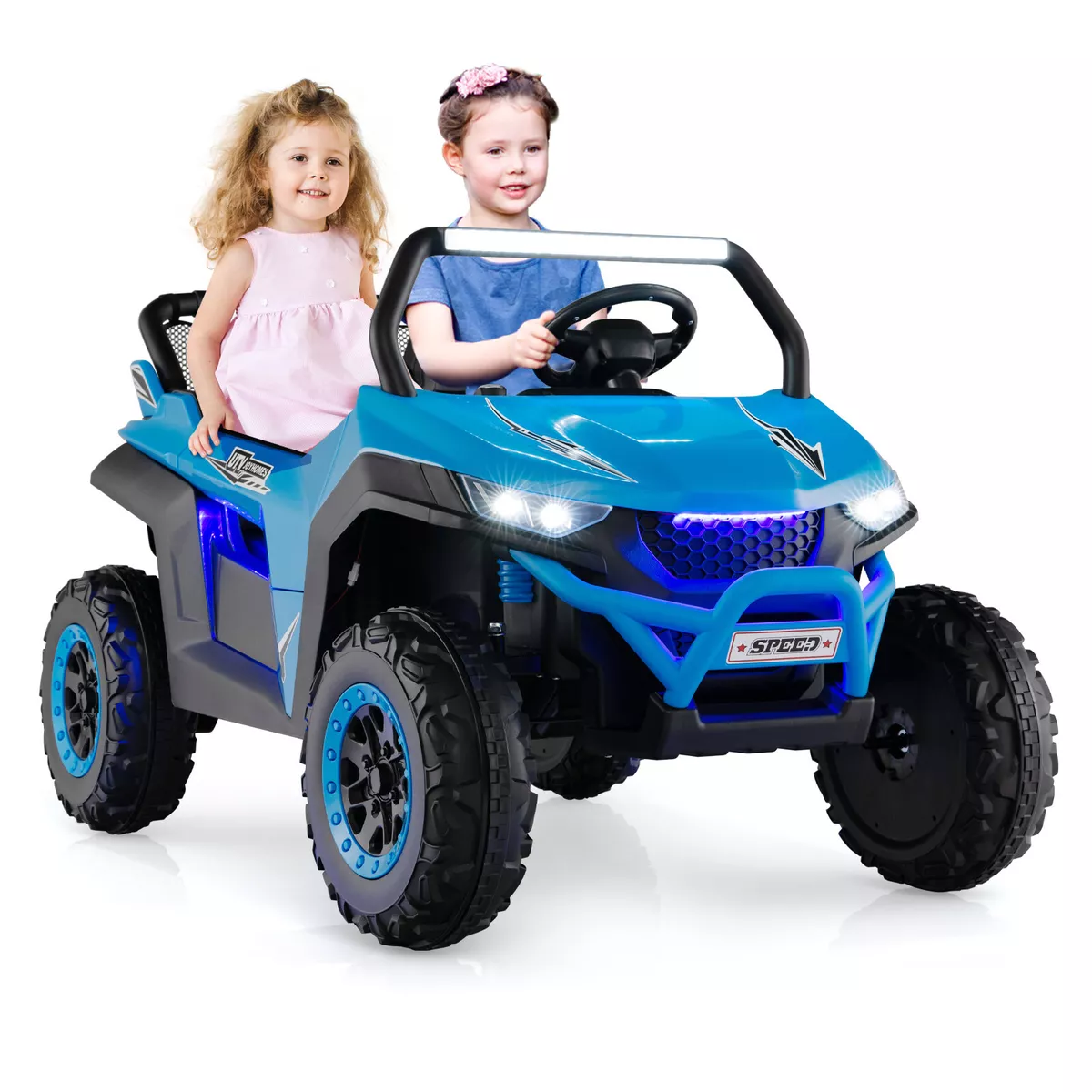 Battery powered kid rides top