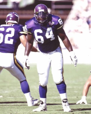 RANDALL MCDANIEL Minnesota Vikings Glossy 8 x 10 Photo Poster Man Cave