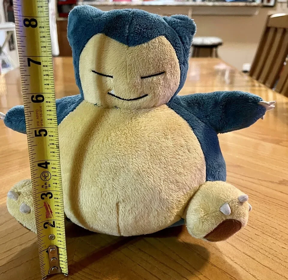 TOMY POKEMON 9" PLUSH SNORLAX STUFFED ANIMAL RARE TOY AUTHENTIC 2015 D6 - Image 2 of 4