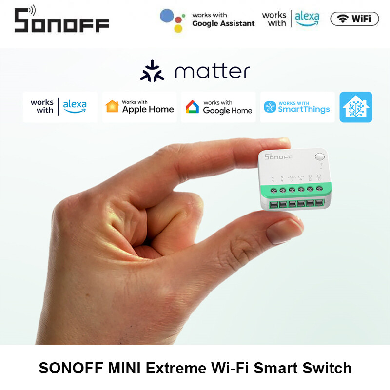 1-10pcs SONOFF MINIR4M Matter Wifi Smart Switch Mini Home Automation Module Loca