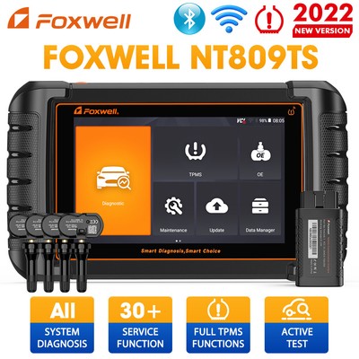 Bidirectional All Systems OBD2 Diagnostic Tool Scan TPMS Reset Programming IMMO