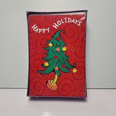2000 Whoville Dr Seuss Cards How The Grinch Stole Christmas Boxed New Sealed 20