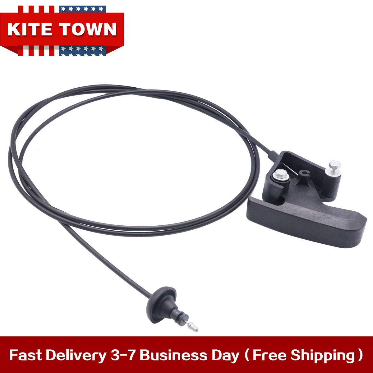 New Hood Release Latch Cable with Handle For 1994-2005 Dodge Ram