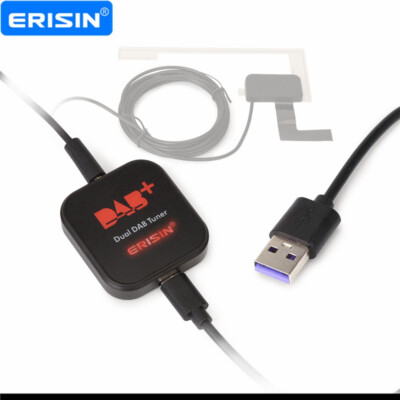 DAB+ Digital Radio Box MCX Antenne Verstärker Dual Tuner für Android Autoradios