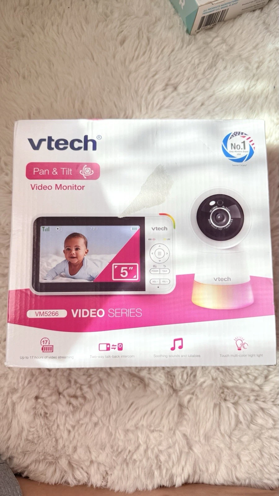 VTech Digital VM5266 5" Video Monitor with Nightlight