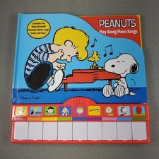 Peanuts  Charlie Brown Play Along Piano Songs Interactive Book  Tested Working