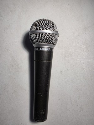 Shure SM58 Wired Dynamic Microphone Untested No Wires