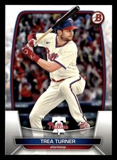 Trea Turner 2023 Bowman #10 Philadelphia Phillies FREE SHIPPING