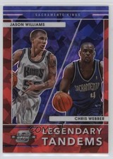 2021 Contenders Optic Red Cracked Ice Prizm Jason Williams Chris Webber HOF 9v7