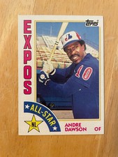 1984 Topps Baseball #392 All-Star Andre Dawson Montreal Expos #392 HOF Nice!