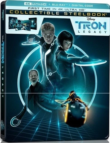 New & Sealed Tron Legacy 4K SteelBook UHD Blu-ray [2010] No Dent - Ship Next Day - Image 3 of 4