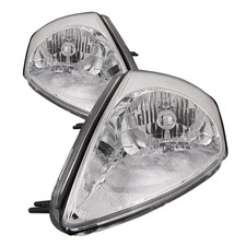 Headlights Set Fits 2003-2005 Mitsubishi Eclipse Mi2502123 Mi2503123 Halogen Headlights Set Fits 2003-2005 Mitsubishi Eclipse Mi2502123 Mi2503123 Halogen