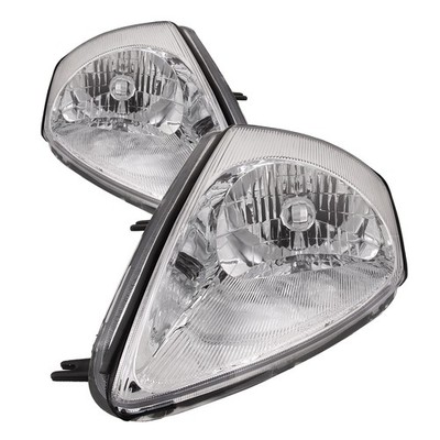 Headlights Set Fits 2003-2005 Mitsubishi Eclipse MI2502123 MI2503123 Halogen