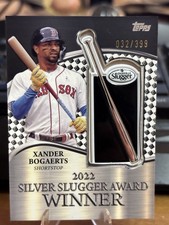 Xander Bogaerts -2023 Topps Silver Slugger Award Winner Patch Black #/299 SSP-XB