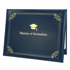 Leatherette Imprinted Diploma Cover for Certificate 8.5"x 11" Padded Graduation