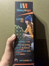 Sleepingo Sleeping Pad Ultralight Camping Waterproof Inflatable Mattress Green