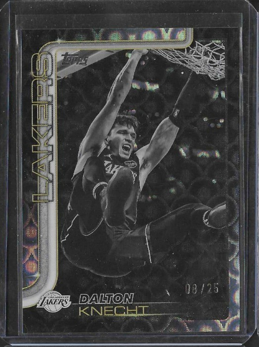 2025 25 Topps Flagship BLACK Cart Load DALTON KNECHT /25 SSP SP Short Print #153