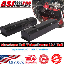Fit Sbc 283 302 305 327 350 Tall Valve Covers 14 Billet Rail Compatible Us Fit Sbc 283 302 305 327 350 Tall Valve Covers 14 Billet Rail Compatible Us