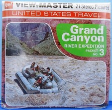 View-Master '70 vtg GRAND CANYON River / 3 Reel / 16 pg Booklet / 21 Pic SEALED