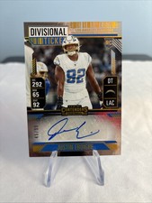 2024 Panini Contenders Justin Eboigbe Divisional Ticket RC Auto /99 Chargers